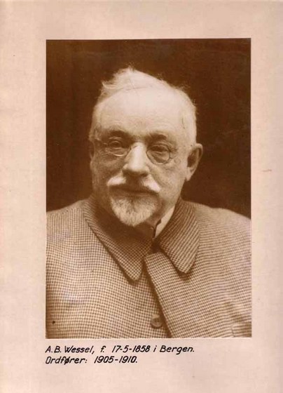 A. B. Wessel - Ordfører i perioden 1905-1910